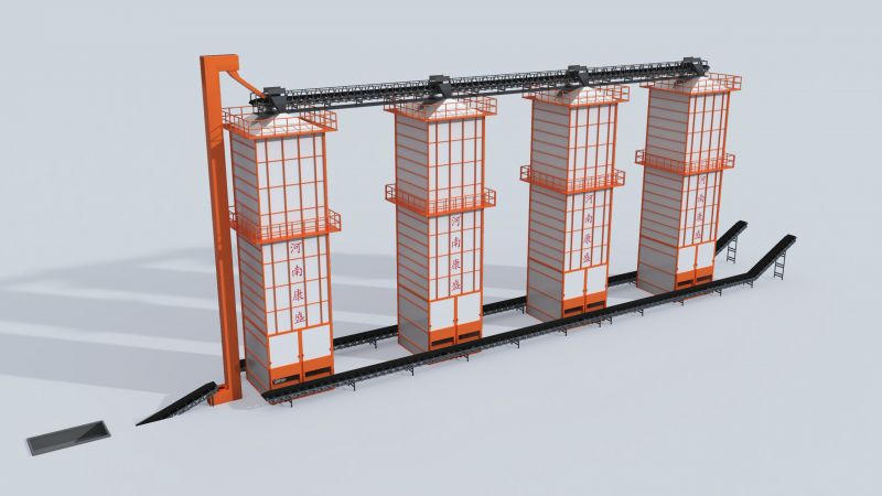 靜態烘干機，靜態房式烘干機，立式靜態烘干機，立式靜態烘干機，無破碎，成本低