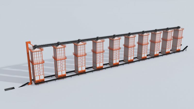 靜態烘干機，靜態房式烘干機，立式靜態烘干機，立式靜態烘干機，無破碎，成本低